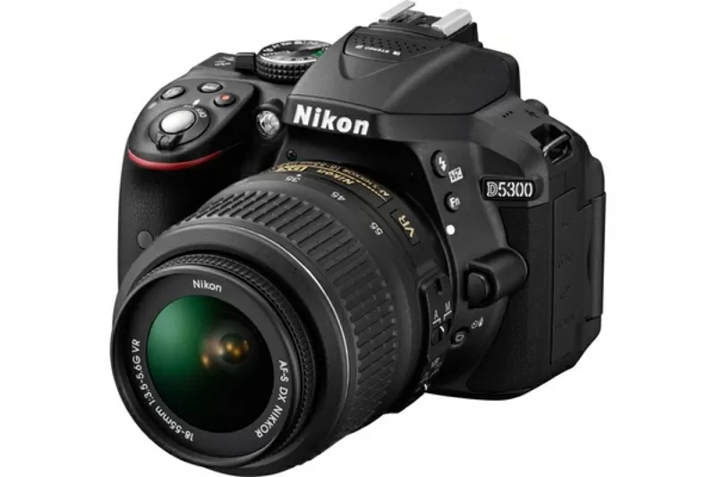 Продам, срочно!Зеркальная фотокамера Nikon D5300 kit 18-55 VR  2