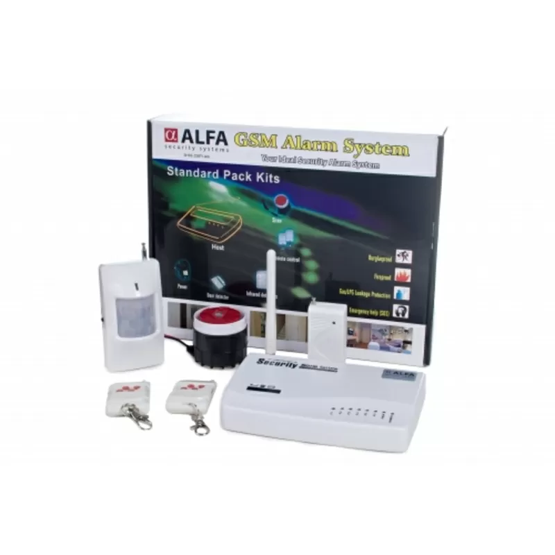 Комплекты безпроводного видеонаблюдения и GSM сигнализации 10